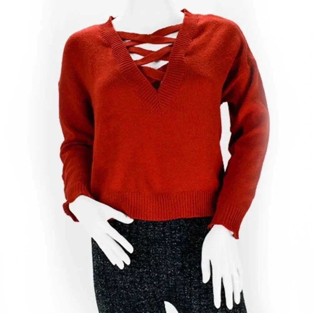 Forever21 Red Knit Sweater
